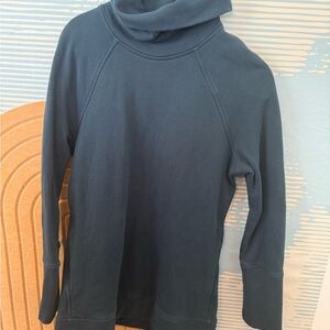 lululemon athletica Navy Funnel Neck Pullover